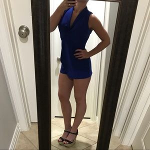 Blue Wrap Romper by Emerald Sundae size 3